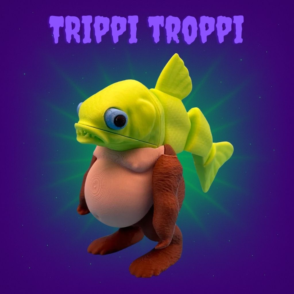 Articulated 3D Brainrot Figures