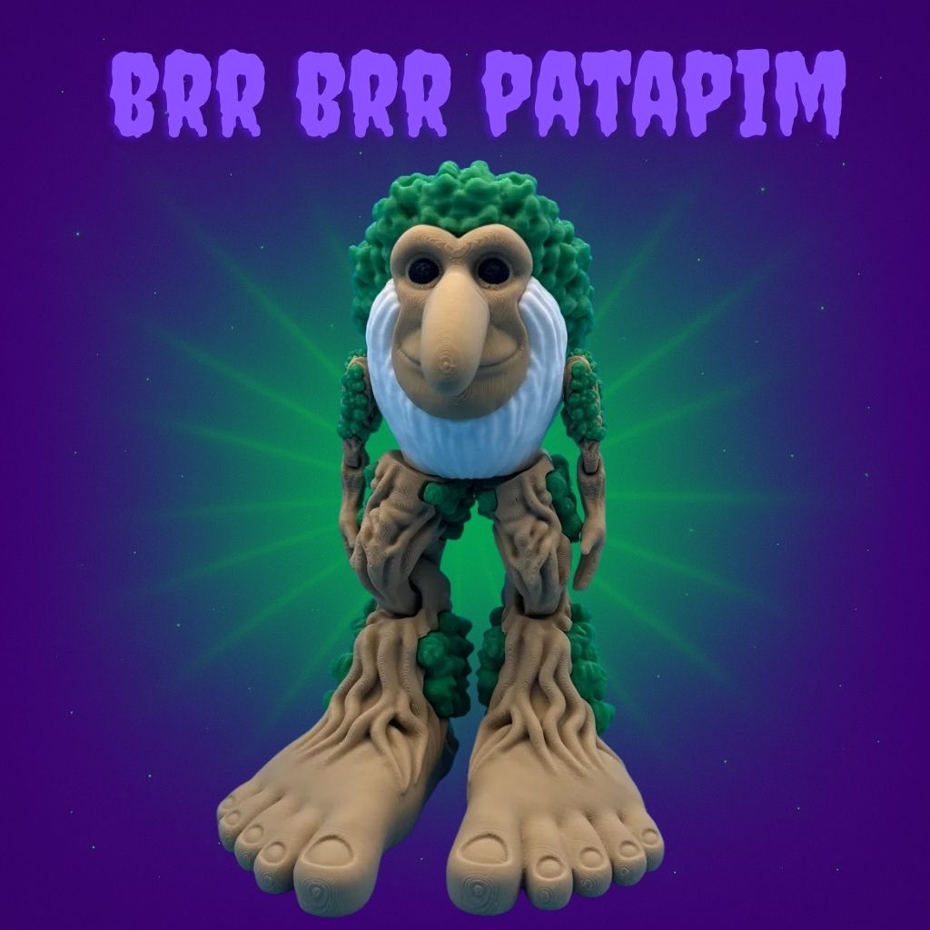 Articulated 3D Brainrot Figures