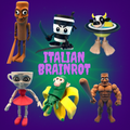 Articulated 3D Brainrot Figures