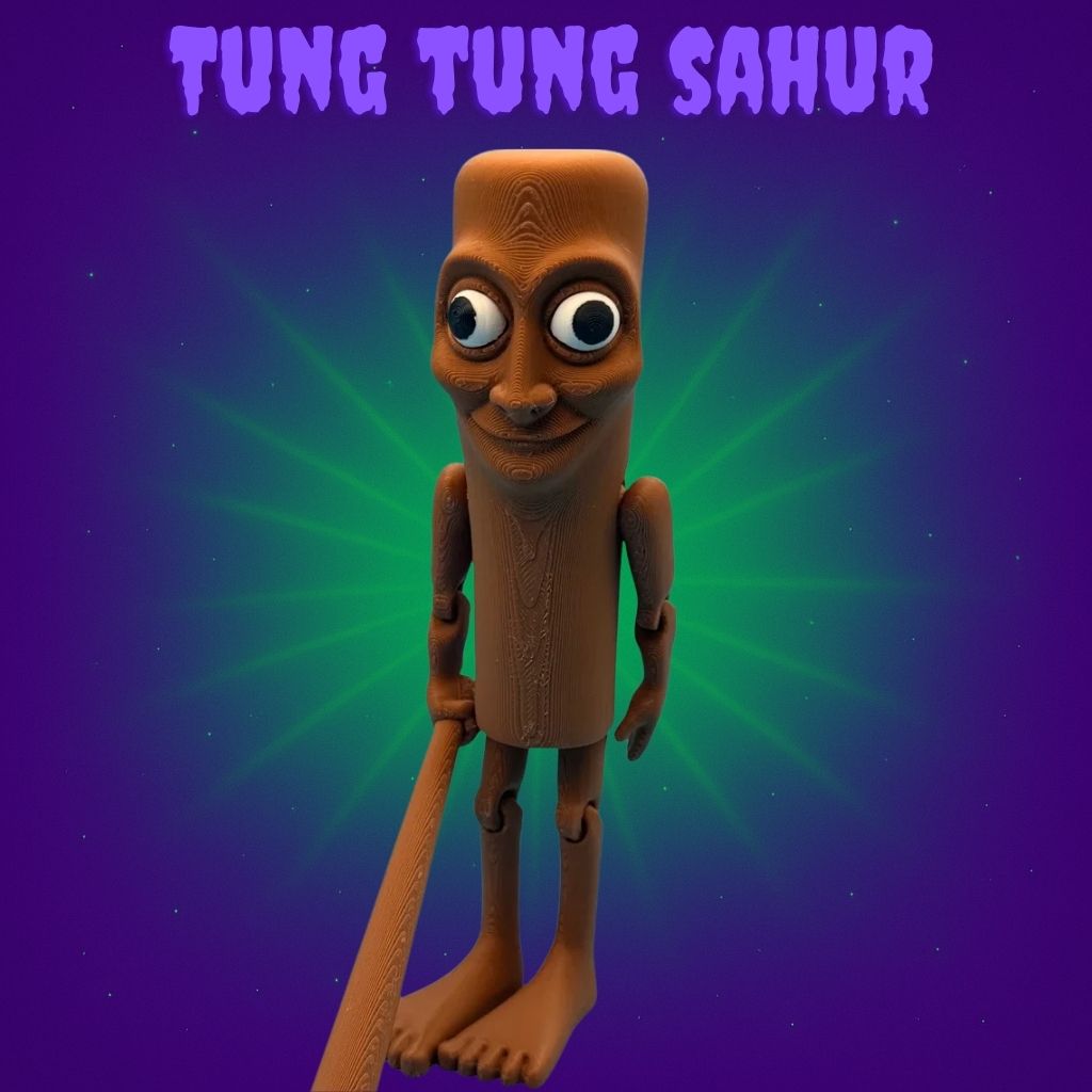 Articulated 3D Brainrot Figures