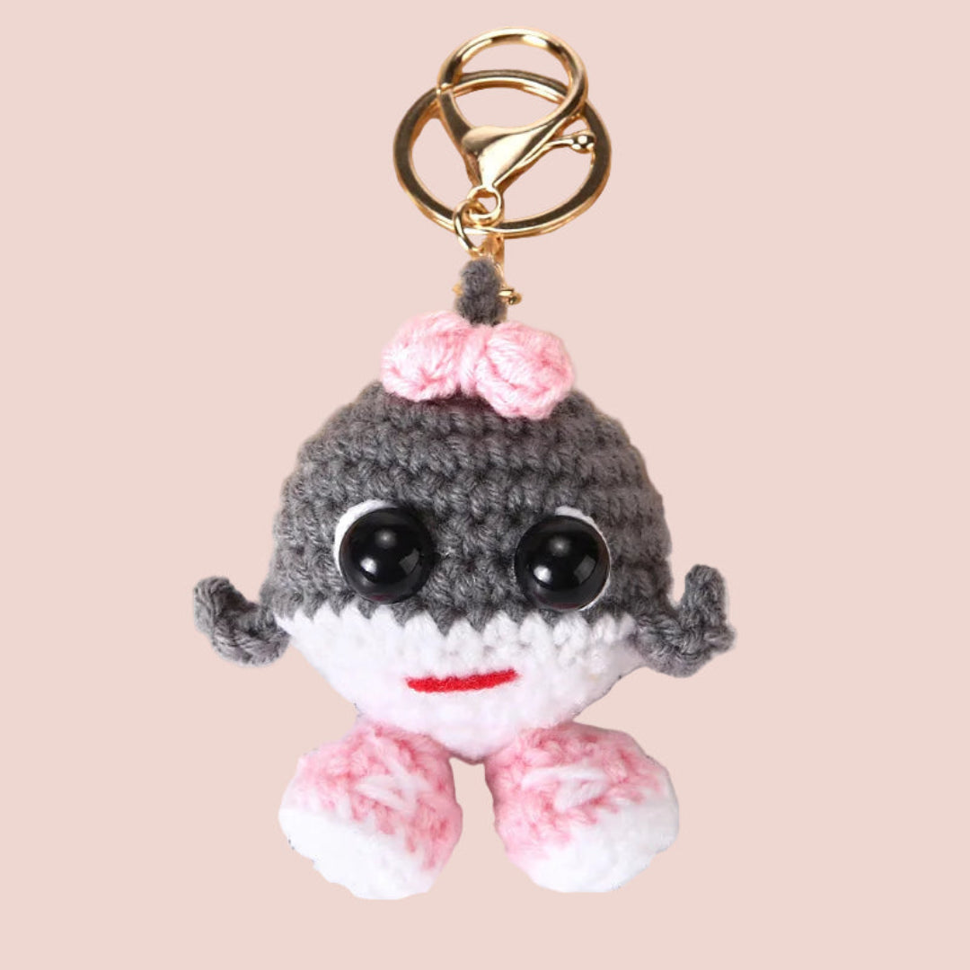 Crocheted Tralaleritos Keychains – Tralalerito & Tralalerita