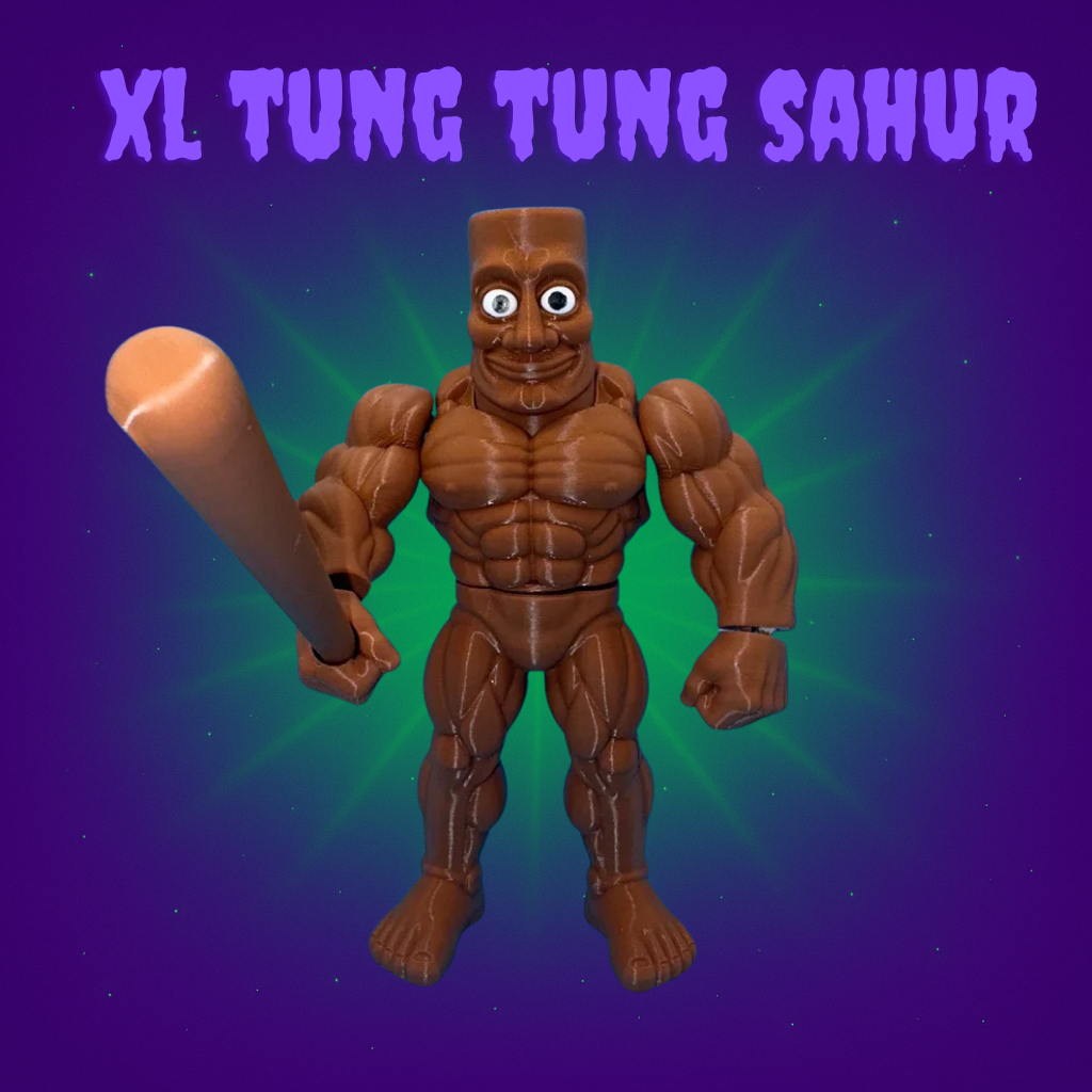 Articulated 3D Brainrot Figures