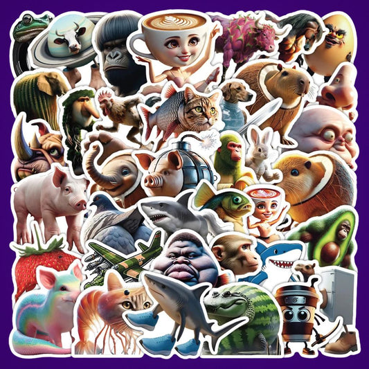 Italian Brainrot Stickers – Meme Collectible Packs