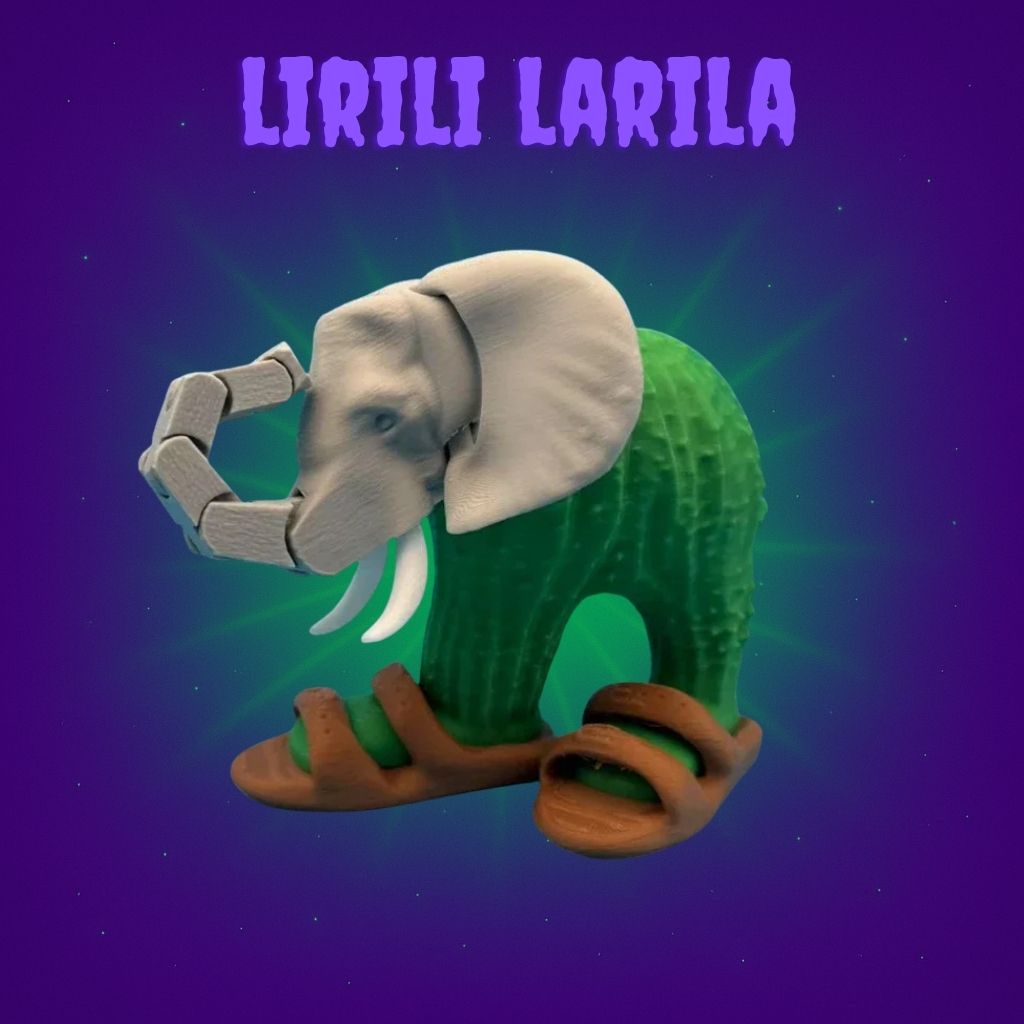 Articulated 3D Brainrot Figures