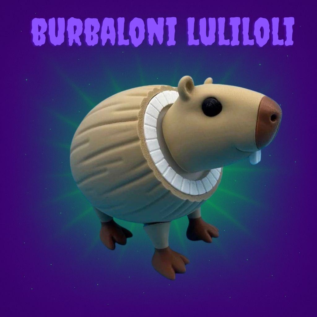 Articulated 3D Brainrot Figures