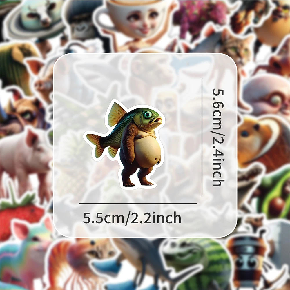 Italian Brainrot Stickers – Meme Collectible Packs