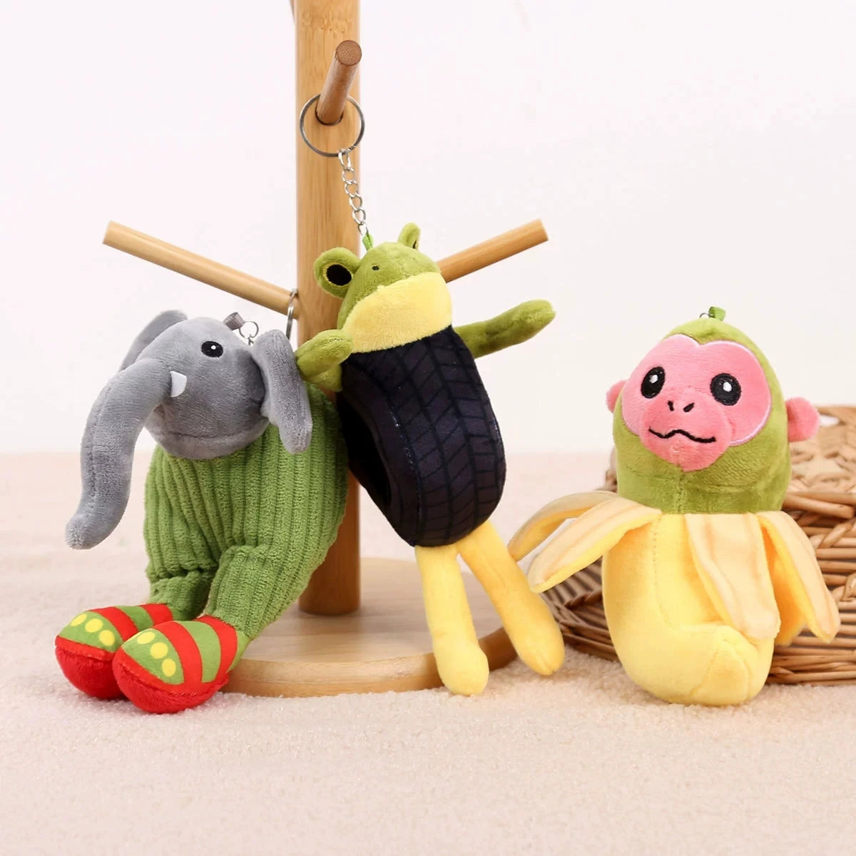 Italian Brainrot Plush Keychain Pendants