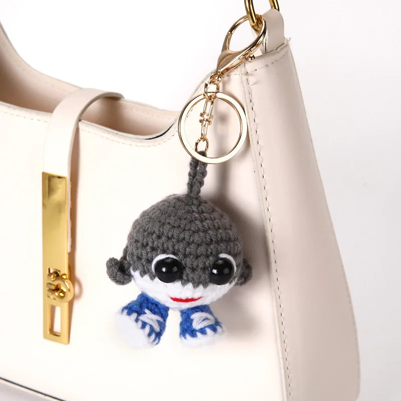 Crocheted Tralaleritos Keychains – Tralalerito & Tralalerita