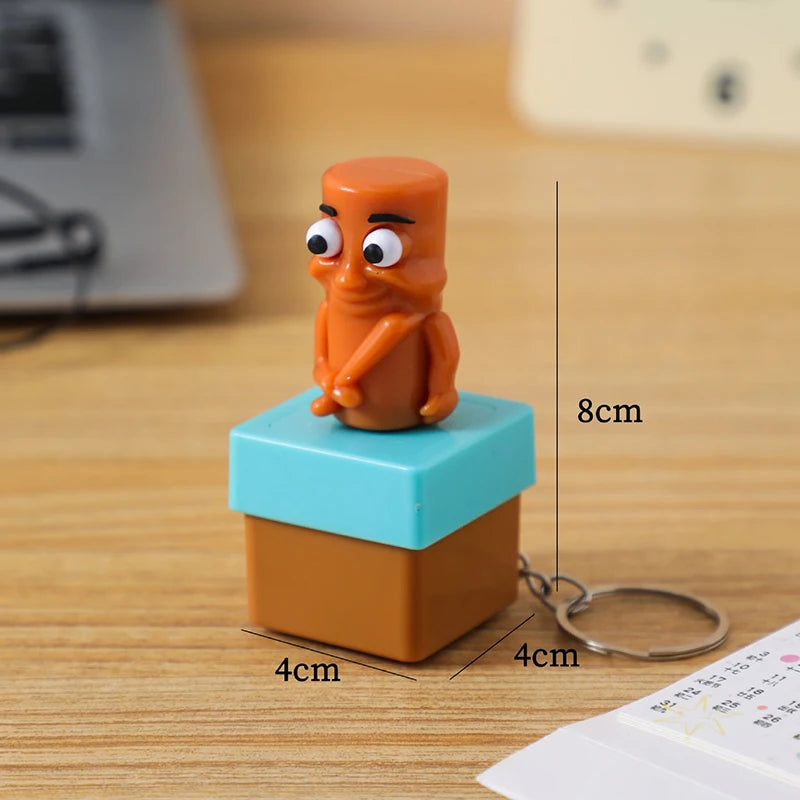 Italian Brainrot Sound Box Keychains – Talking & Light-Up Figures